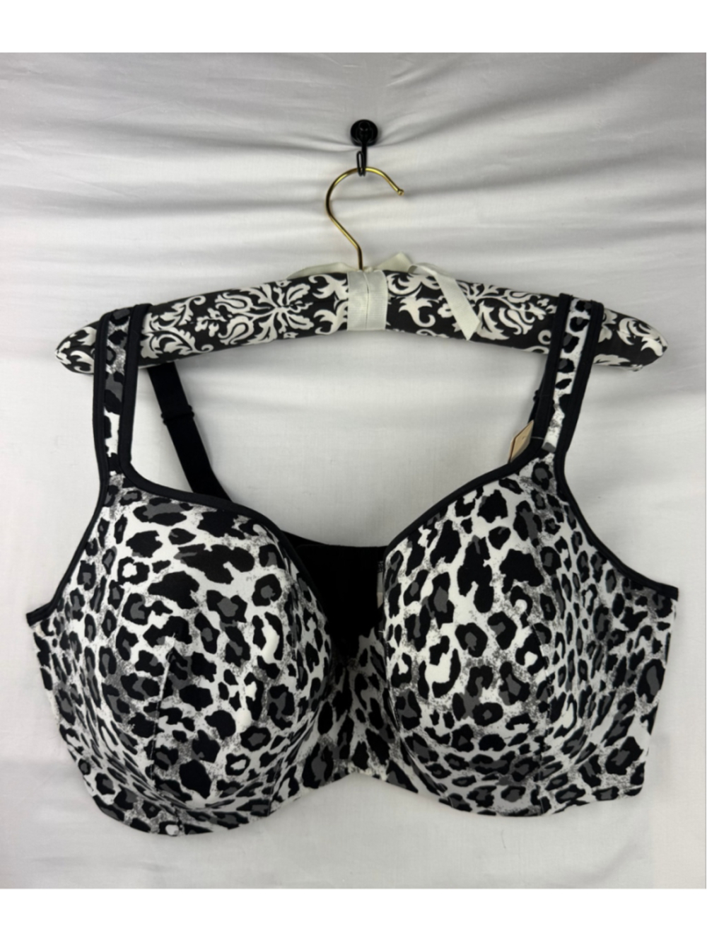 Cacique Balconette Bra 42DDD Animal Leopard Print Everyday Solutions Lane Bryant